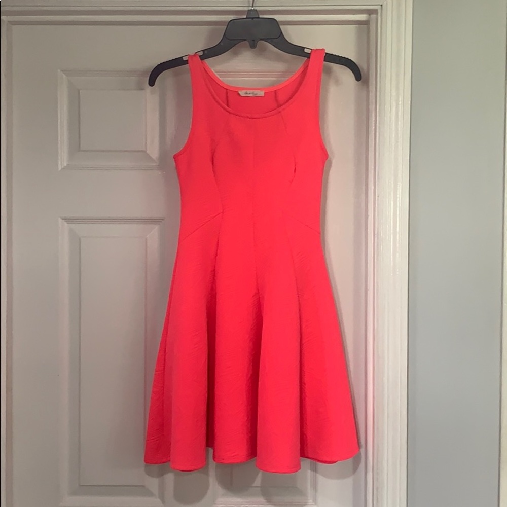 Hot pink dress